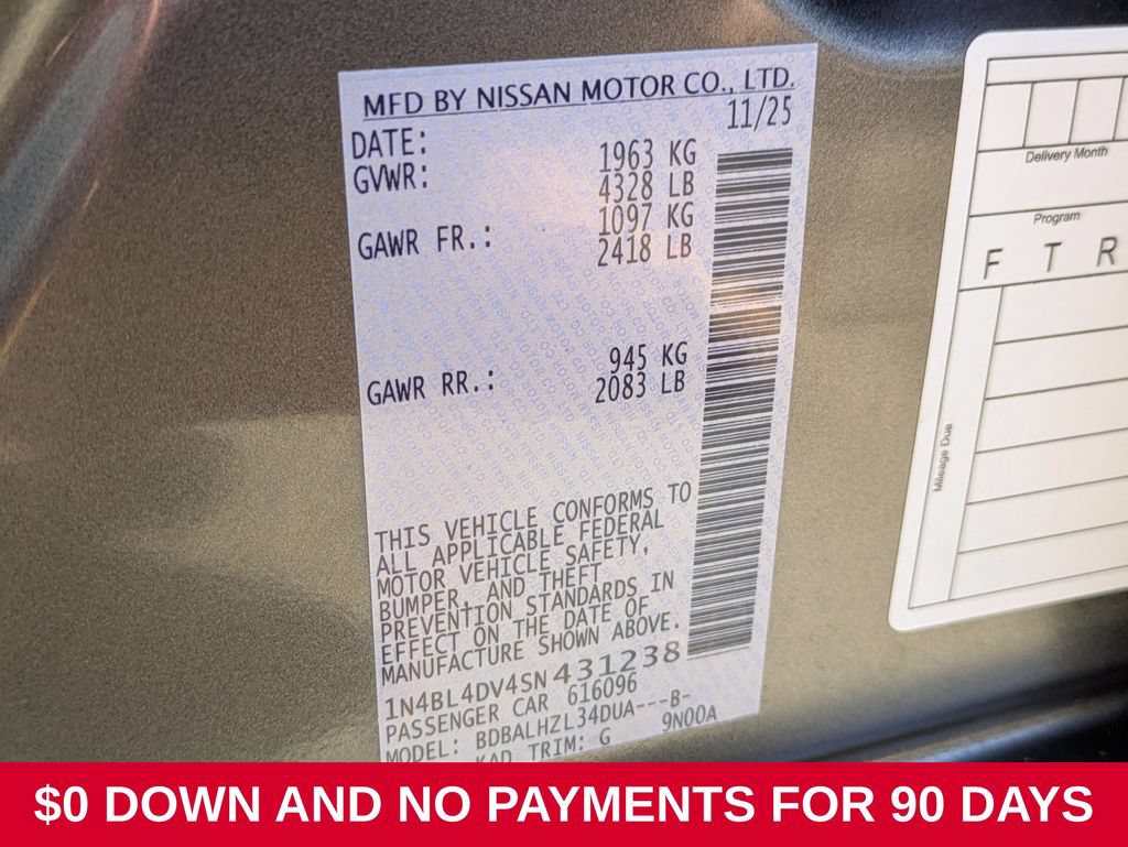 Used 2025 Nissan Altima 2.5 SV FWD image 32