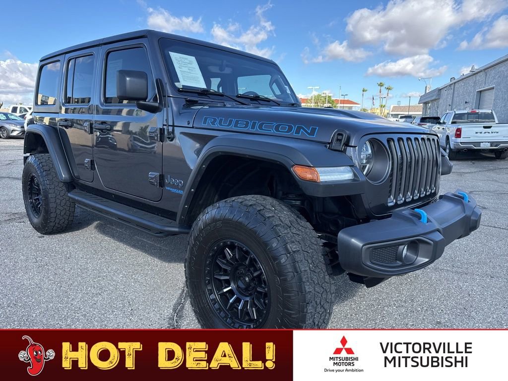 Used 2022 Jeep Wrangler Unlimited Rubicon 4xe image 1