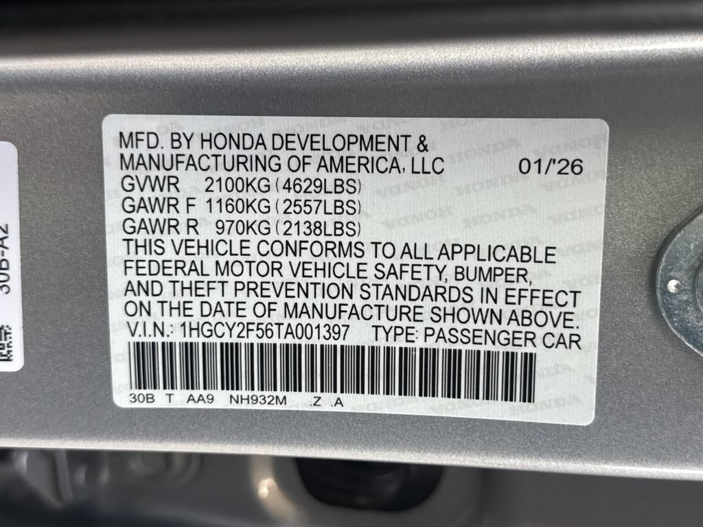 New 2026 Honda Accord Sport image 28