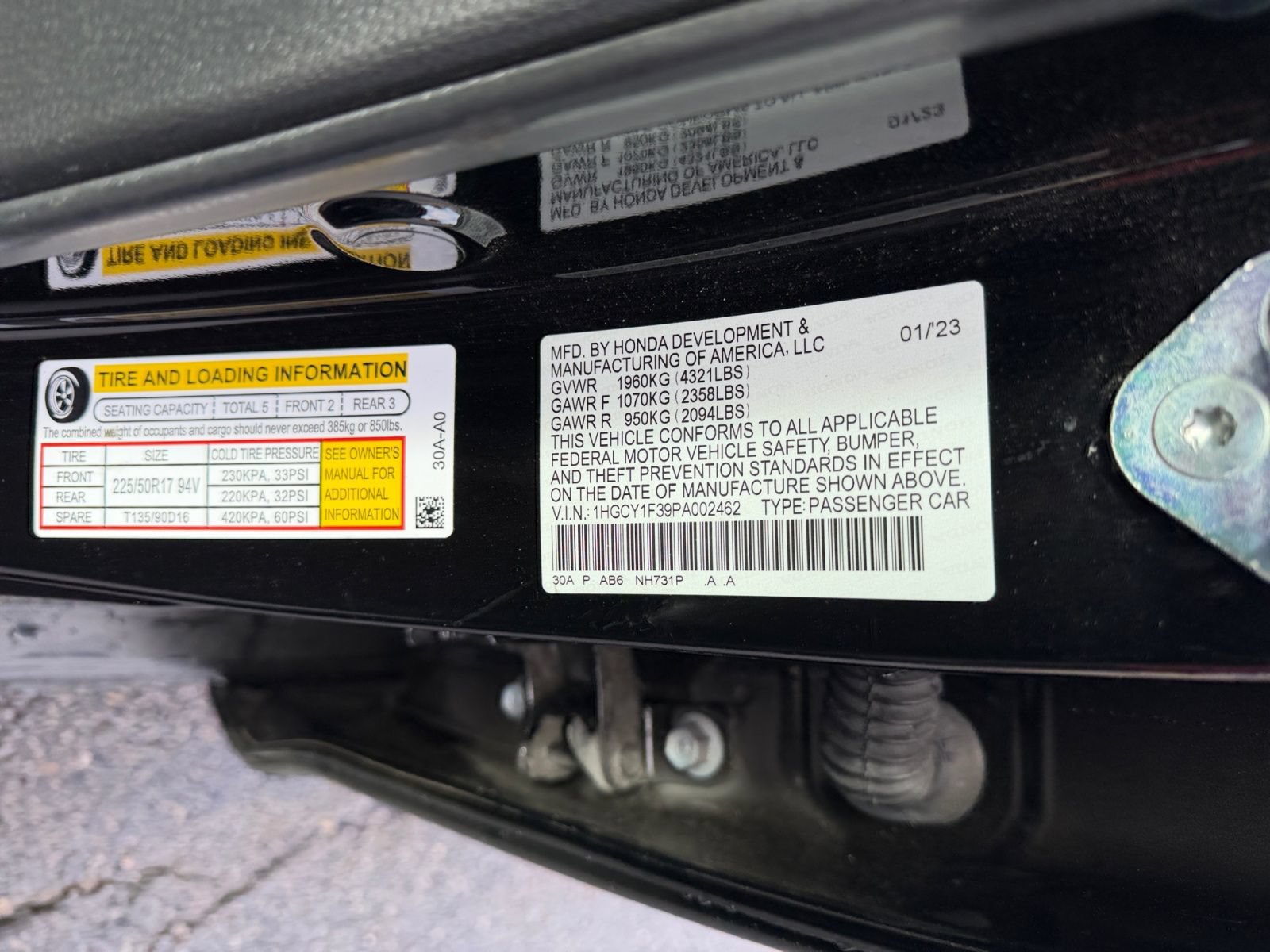 Used 2023 Honda Accord EX image 36