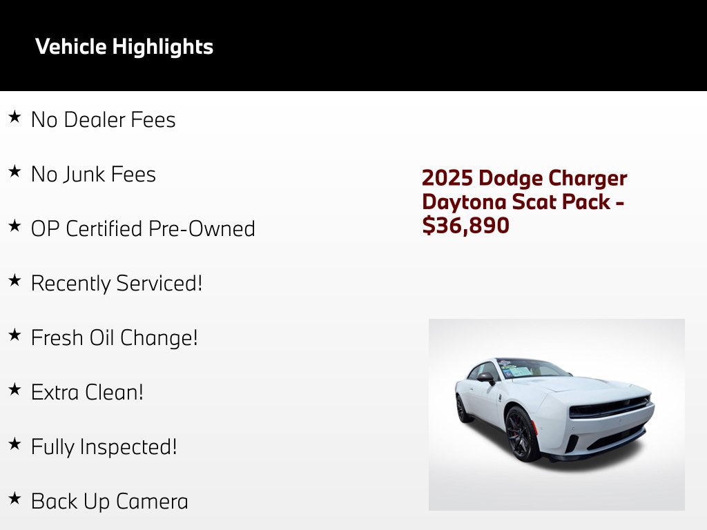 Used 2025 Dodge Charger Daytona Scat Pack w/ Track Pack AWD/4WD image 55