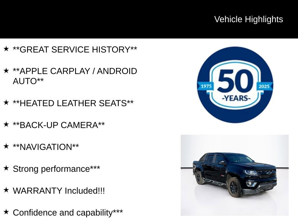 Used 2018 Chevrolet Colorado Z71 w/ Z71 Midnight Edition image 5