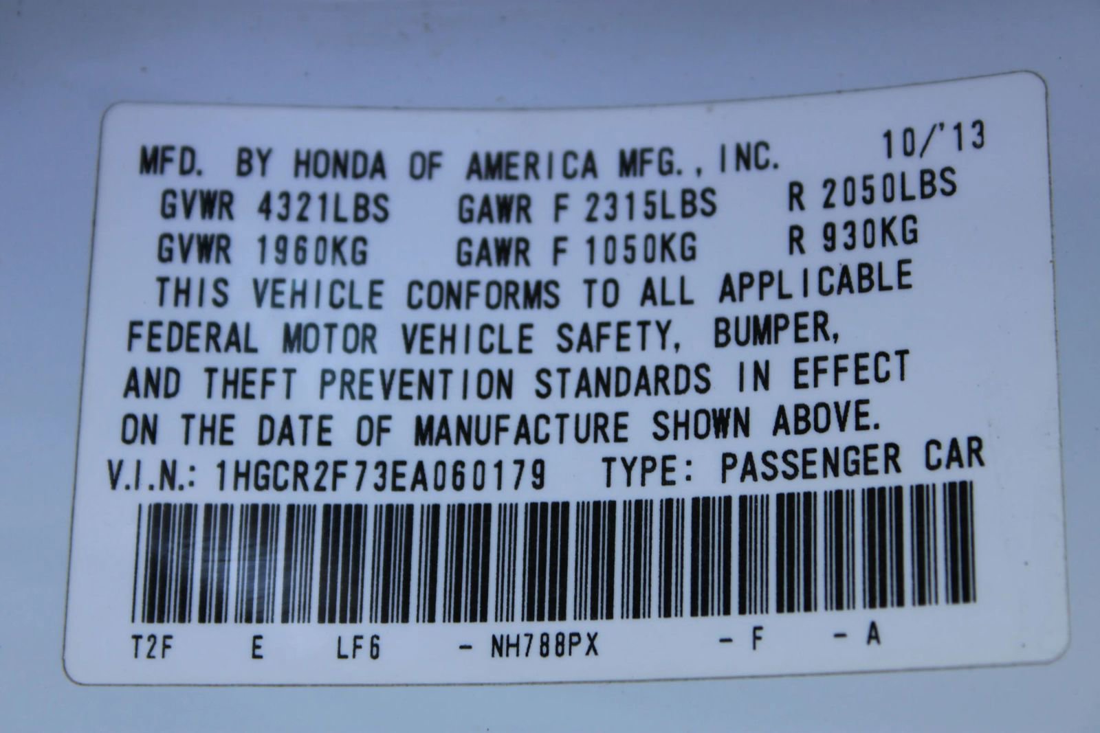 Used 2014 Honda Accord EX image 9