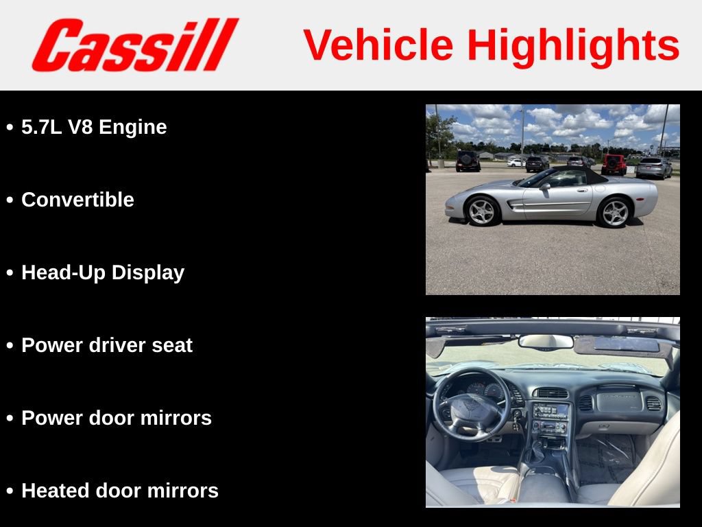 Used 2001 Chevrolet Corvette Convertible w/ Preferred Equipment Group2 RWD image 6