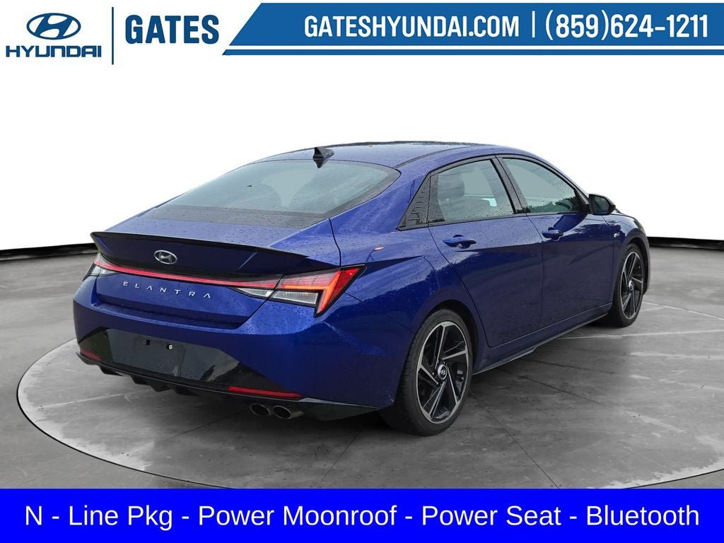 Certified 2021 Hyundai Elantra N Line FWD image 2