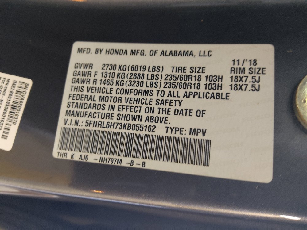 Used 2019 Honda Odyssey EX-L image 33