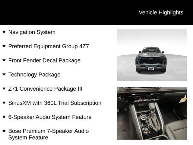 New 2026 Chevrolet Colorado Z71 w/ Technology Package AWD/4WD image 17