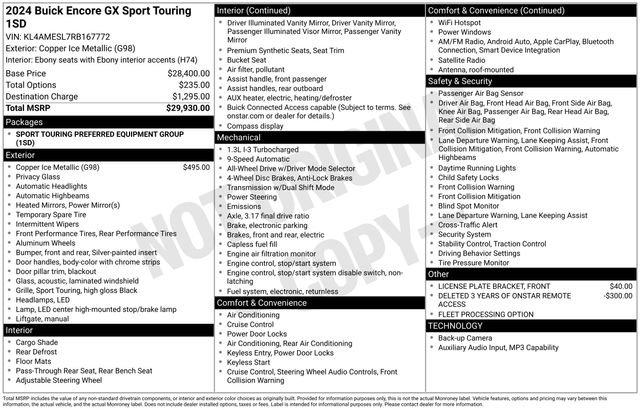 Used 2024 Buick Encore GX Sport Touring image 4