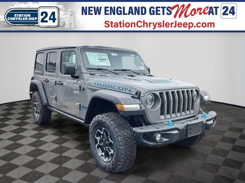 Used 2023 Jeep Wrangler Unlimited Rubicon 4xe w/ Steel Bumper Group image 1