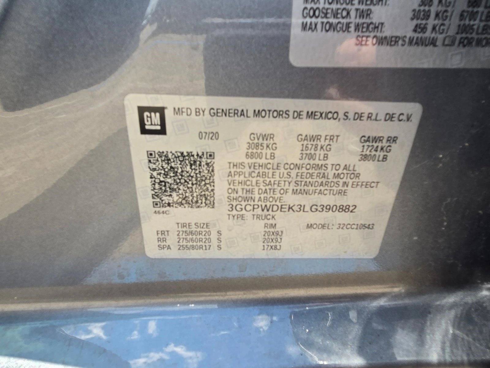 Certified 2020 Chevrolet Silverado 1500 RST w/ Texas Edition RWD image 18