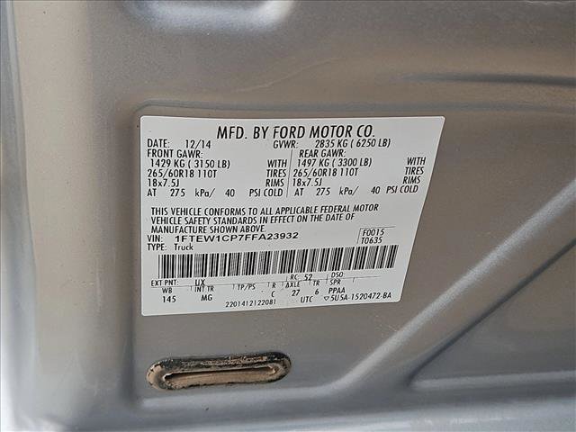 Used 2015 Ford F150 XLT w/ Equipment Group 302A Luxury RWD image 22