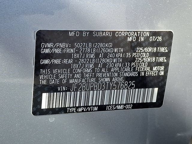 New 2026 Subaru Outback Premium AWD/4WD image 19