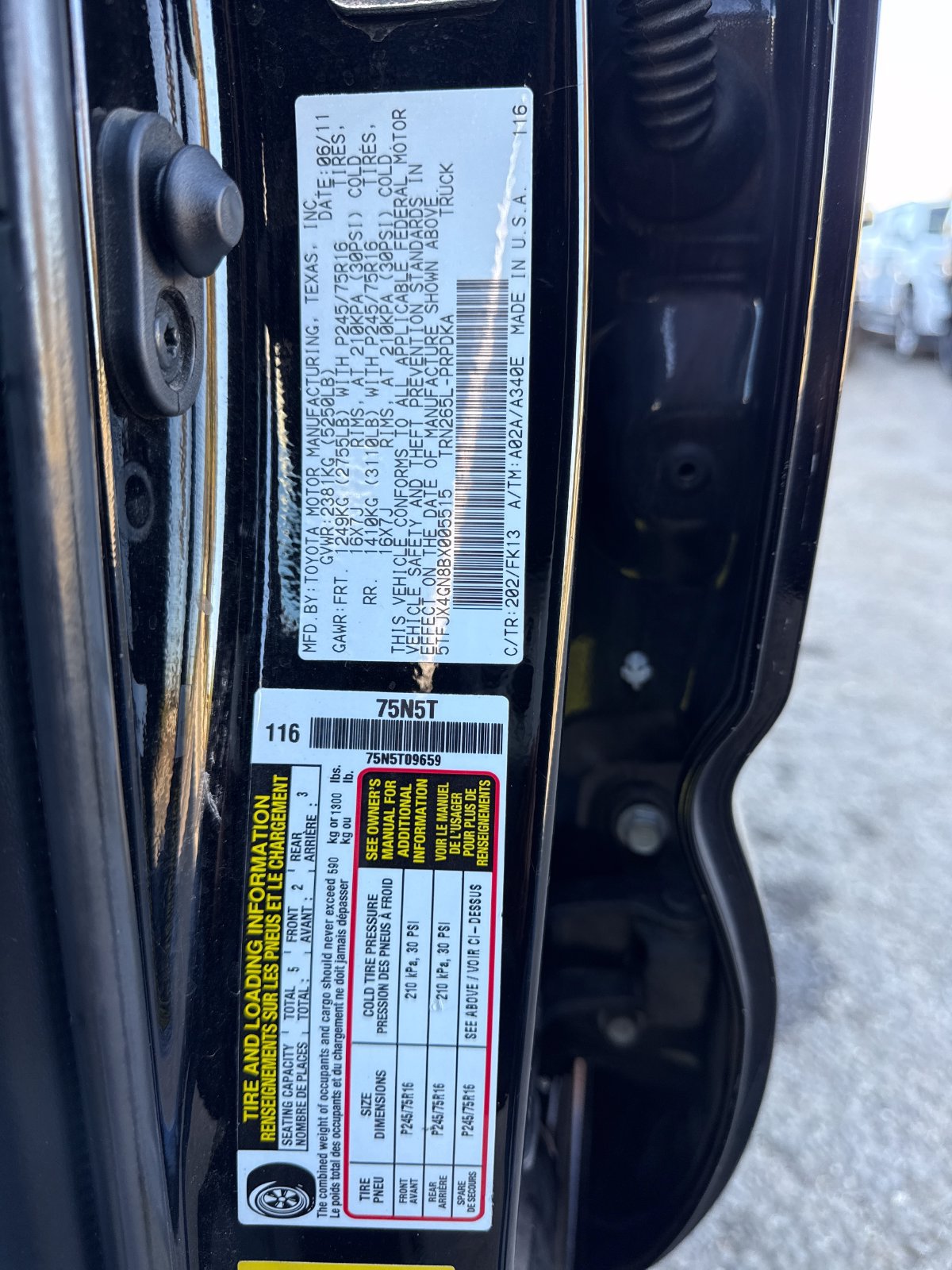 Used 2011 Toyota Tacoma PreRunner w/ SR5 Pkg #2 RWD image 30