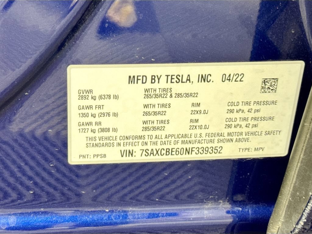 Used 2022 Tesla Model X Plaid AWD/4WD image 41