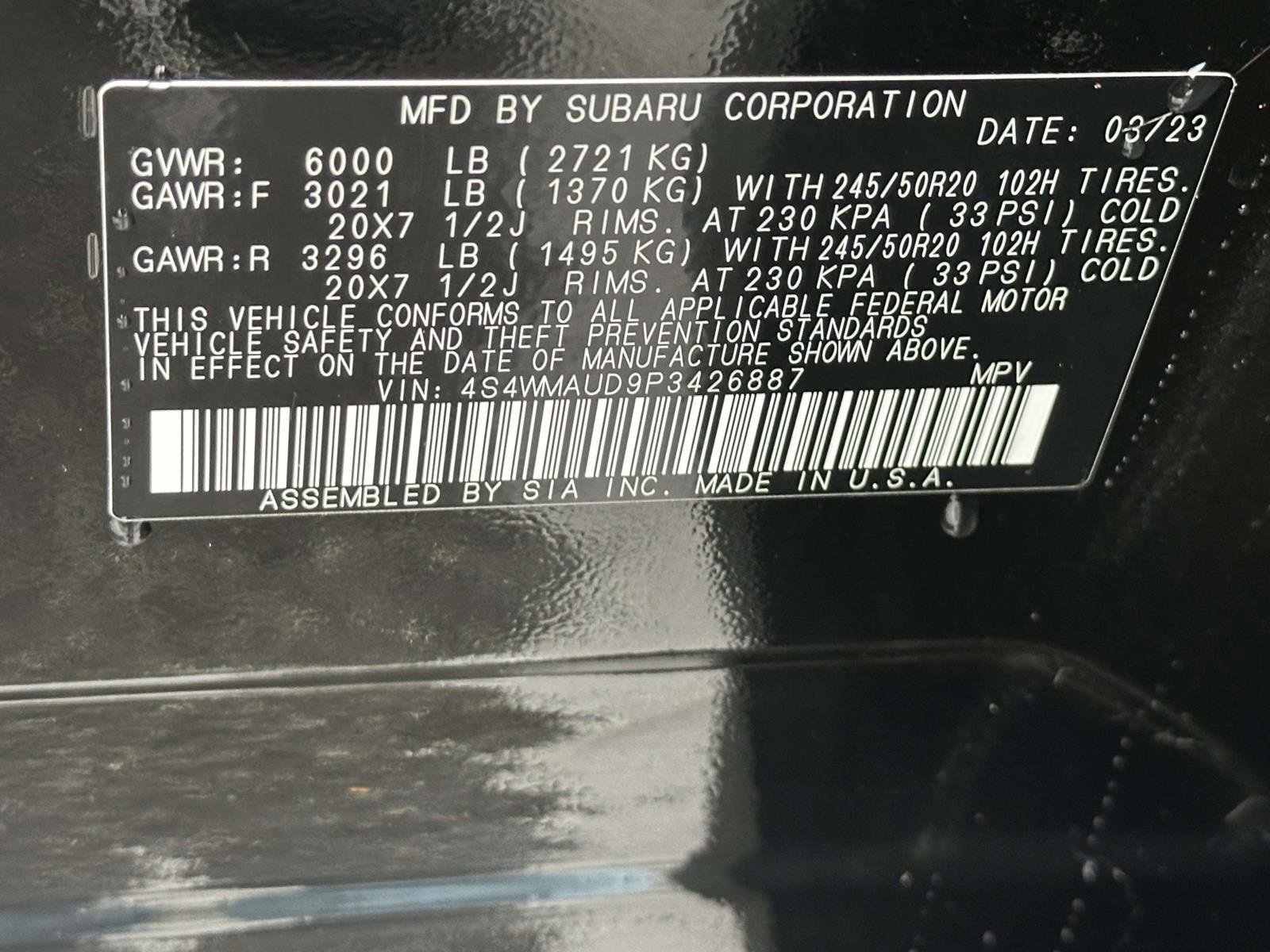 Used 2023 Subaru Ascent Limited w/ Technology Package image 28