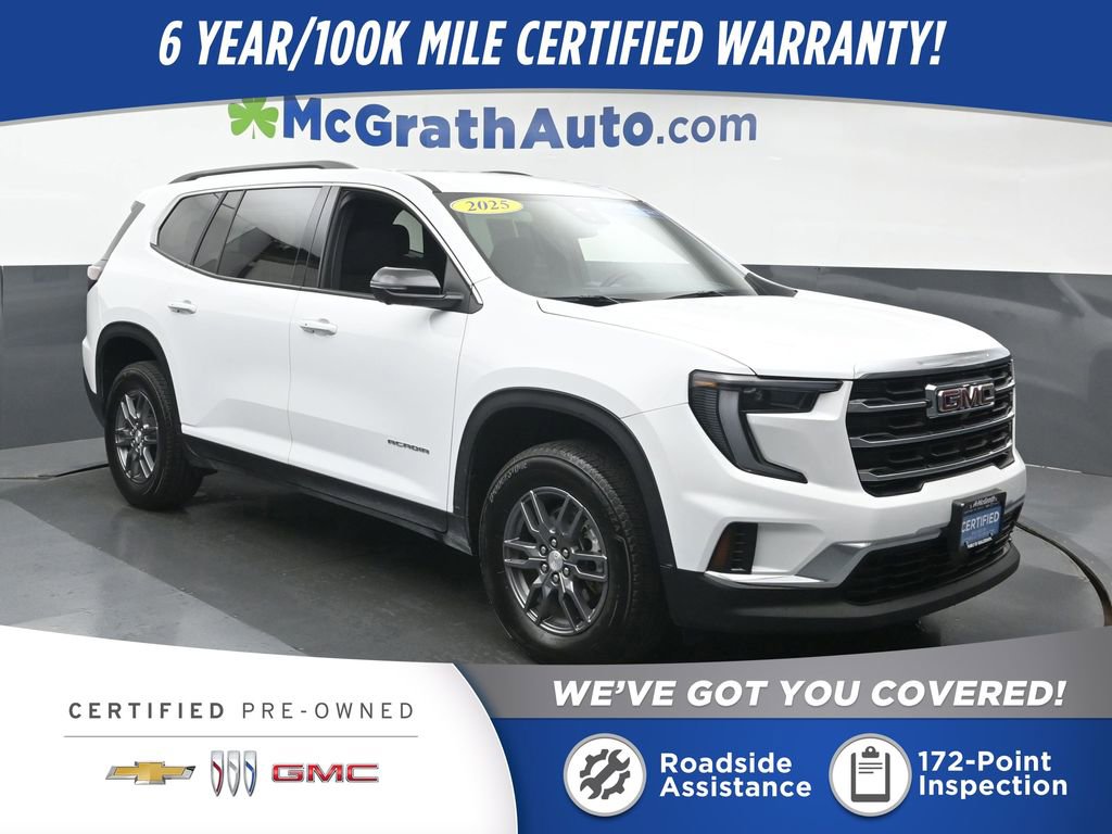 Certified 2025 GMC Acadia Elevation