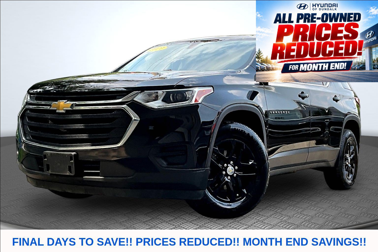 Used 2021 Chevrolet Traverse LS