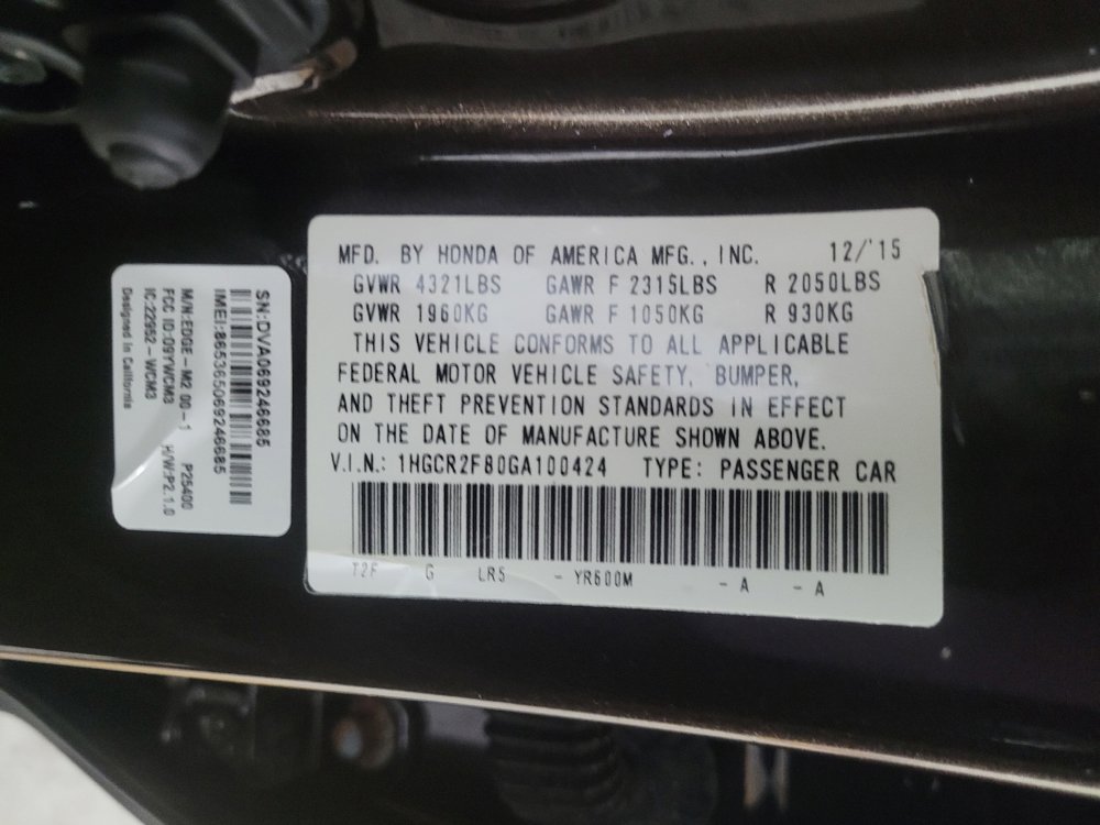 Used 2016 Honda Accord EX-L image 33