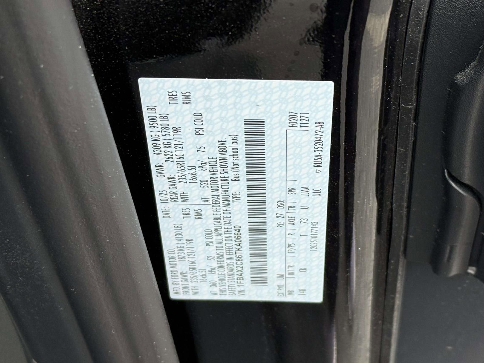 New 2026 Ford Transit 350 XLT image 21