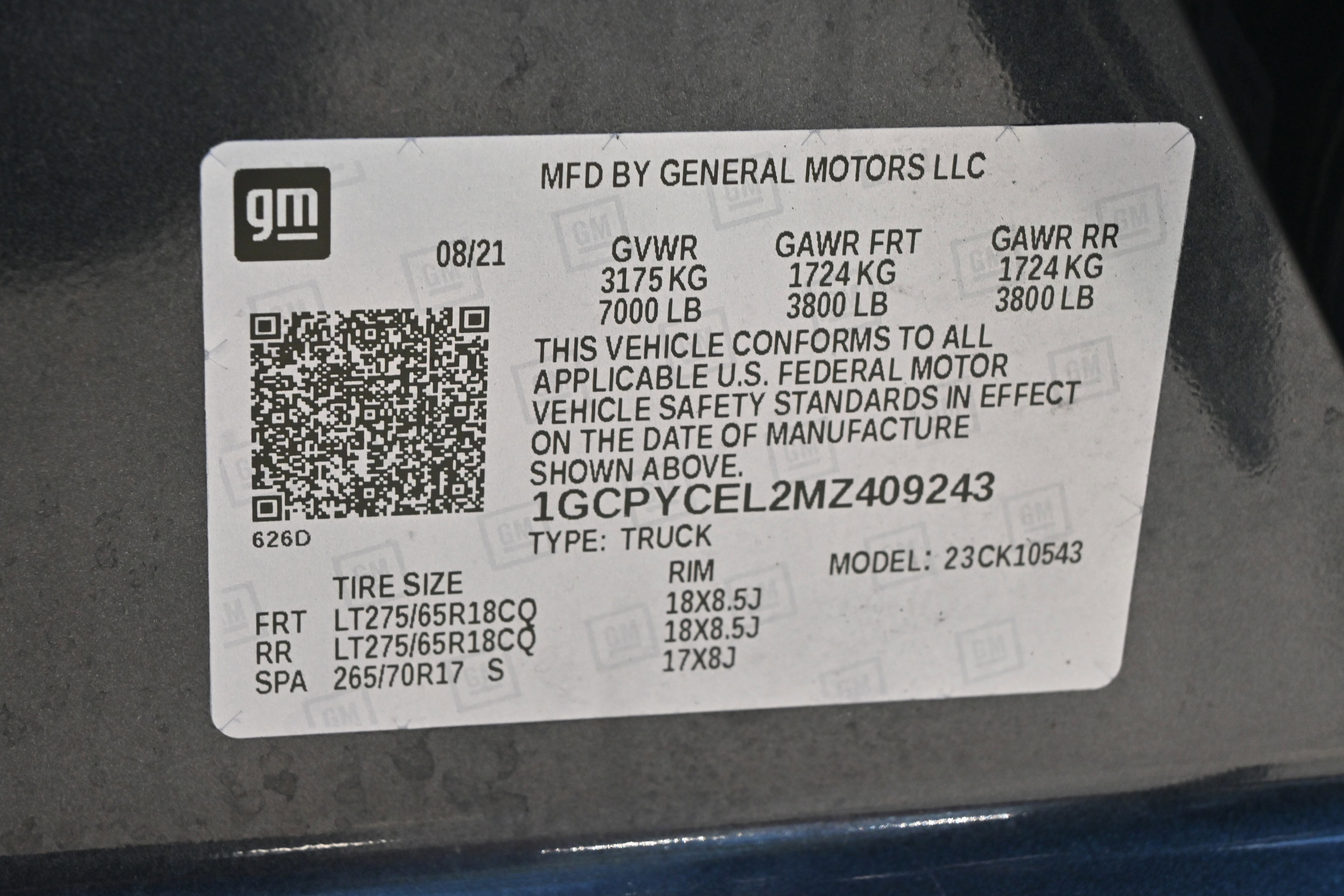 Used 2021 Chevrolet Silverado 1500 Custom Trail Boss w/ Safety Confidence Package image 36