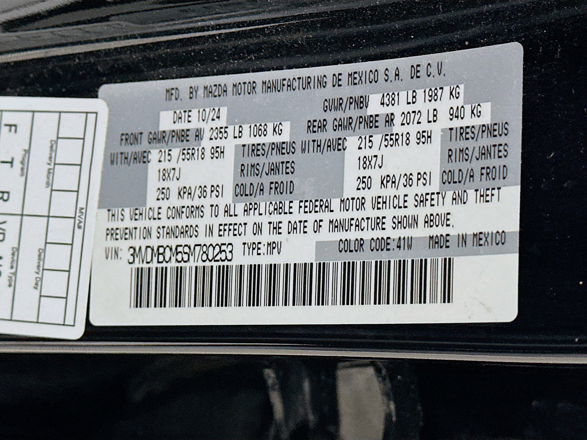 Used 2025 MAZDA CX-30 AWD 2.5 S w/ Preferred Package image 12