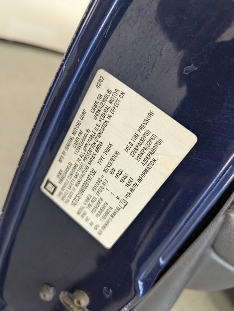 Used 2002 GMC Sonoma SLS w/ Marketing Option Pkg image 22