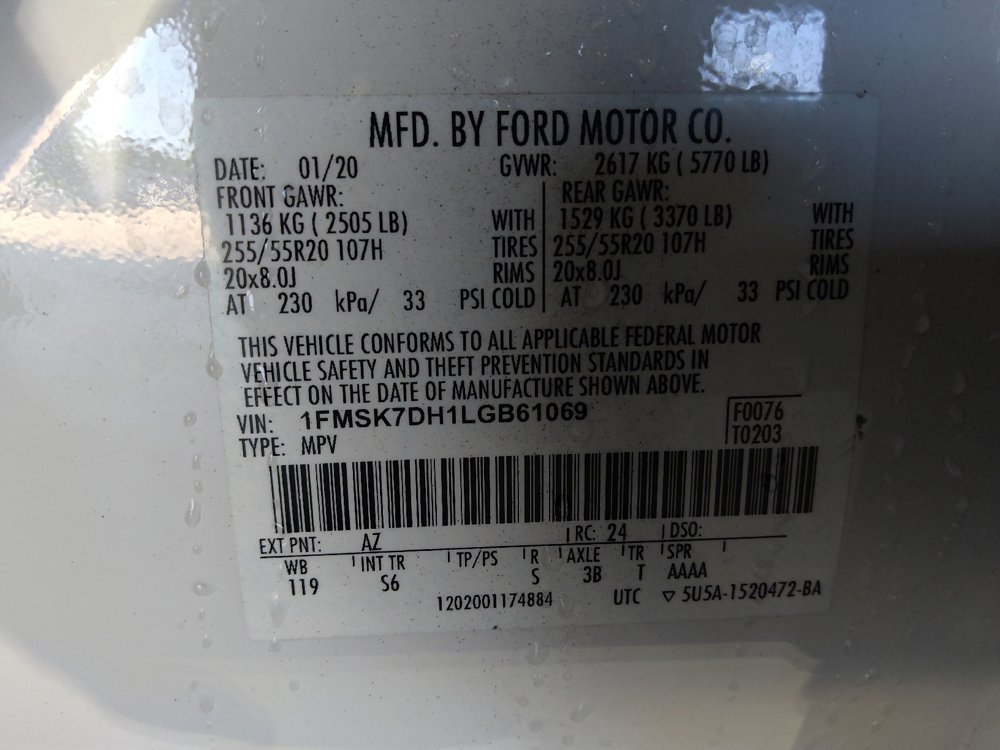 Used 2020 Ford Explorer XLT w/ Equipment Group 202A image 33