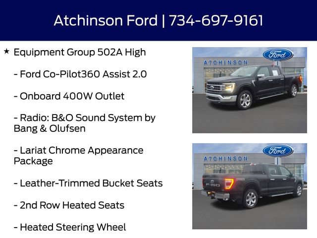 Certified 2021 Ford F150 Lariat w/ Equipment Group 502A High image 16