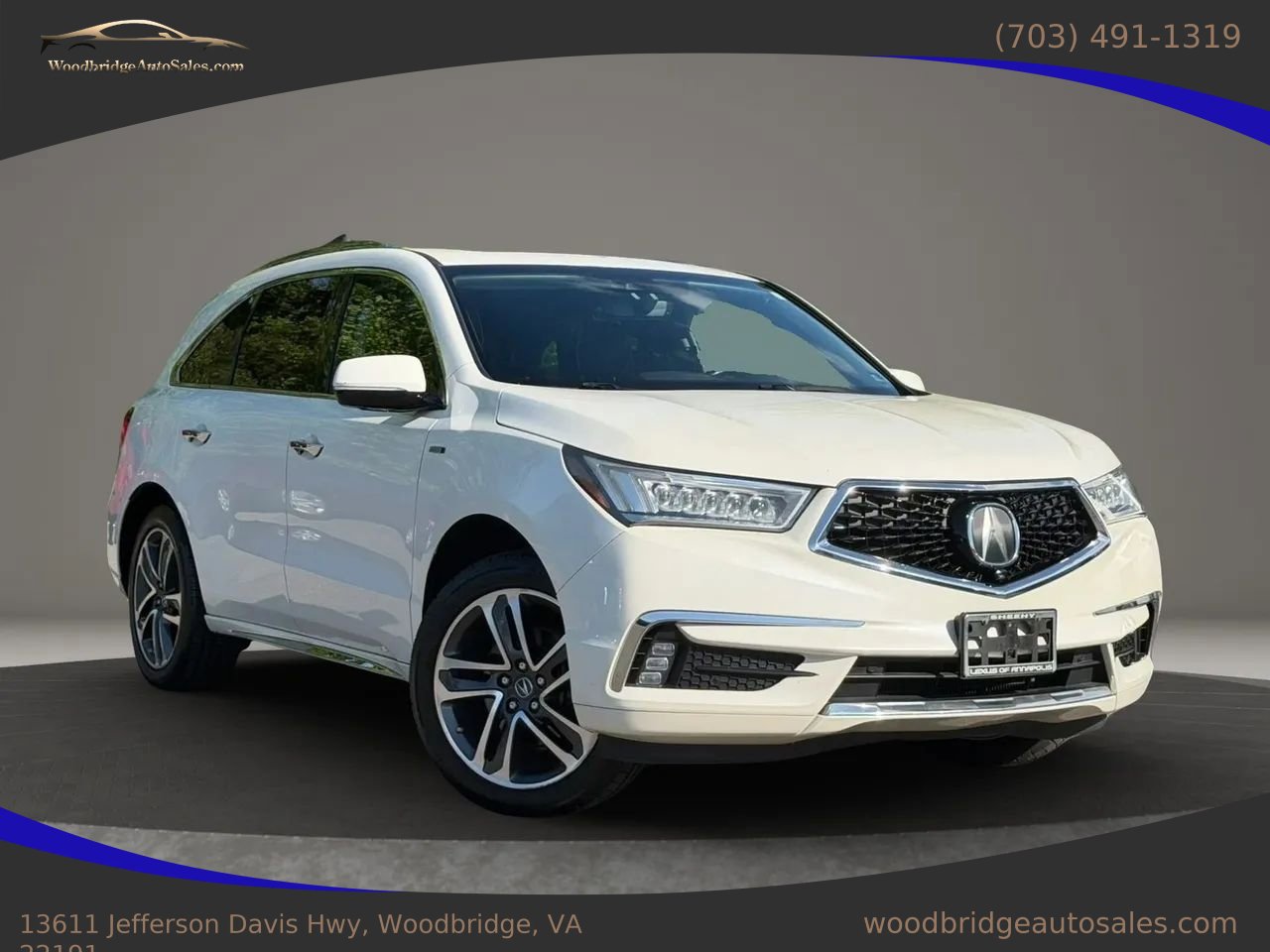 Used 2017 Acura MDX Sport Hybrid w/ Advance Pkg AWD/4WD image 1