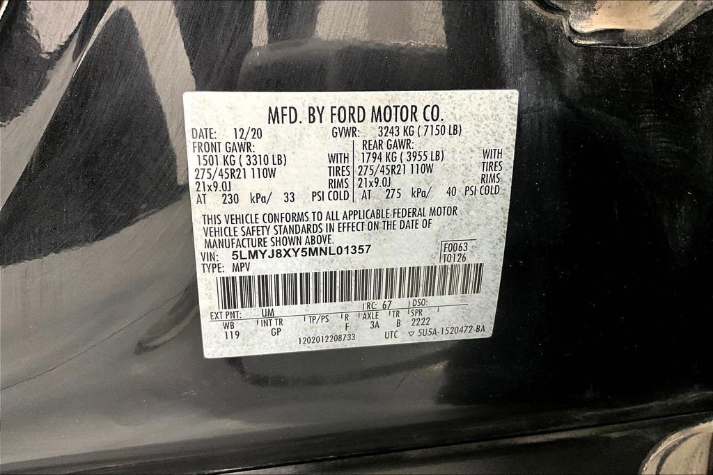 Used 2021 Lincoln Aviator Grand Touring w/ Equipment Group 302A image 41