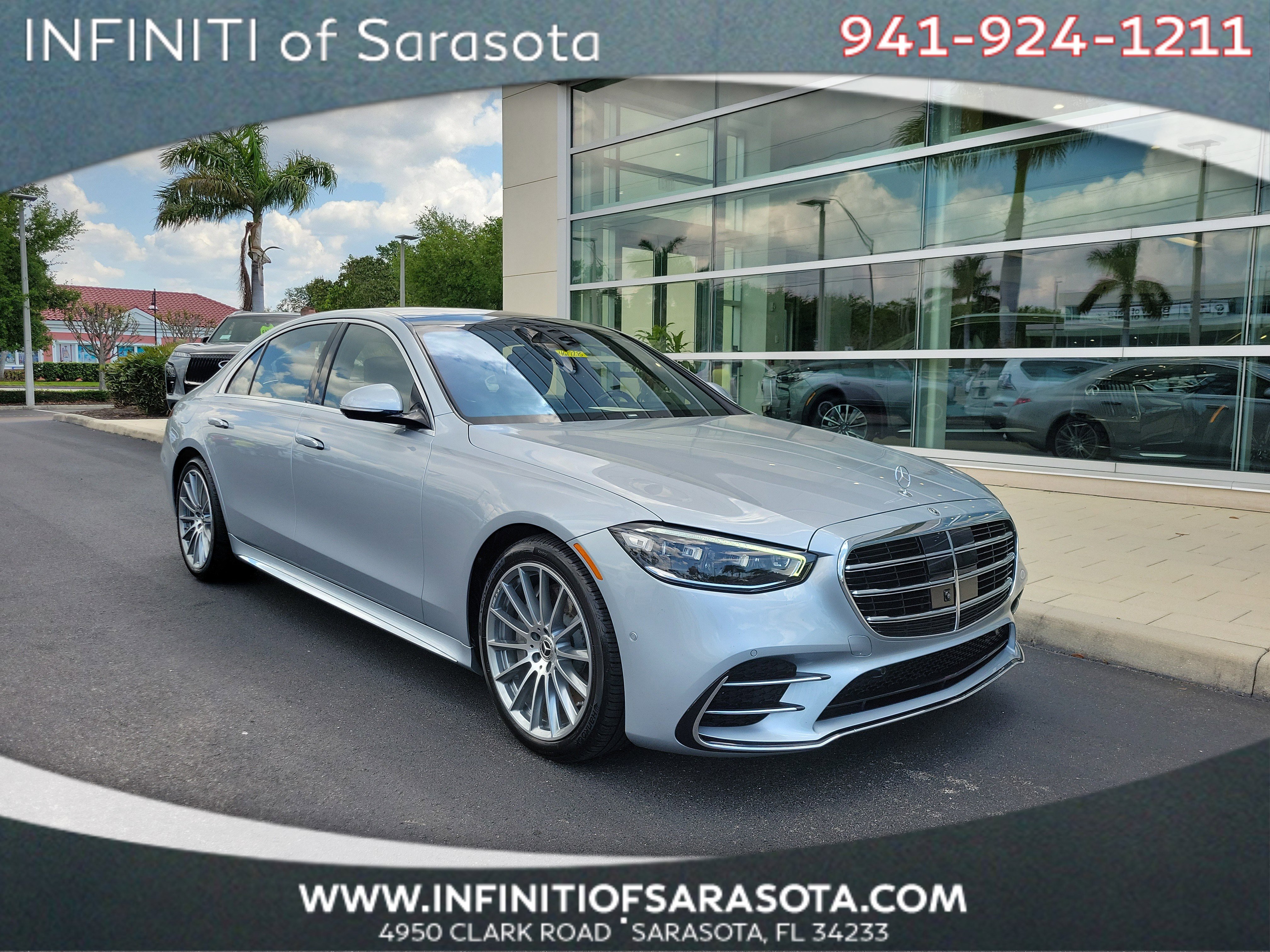 Used 2021 Mercedes-Benz S 500 4MATIC image 1