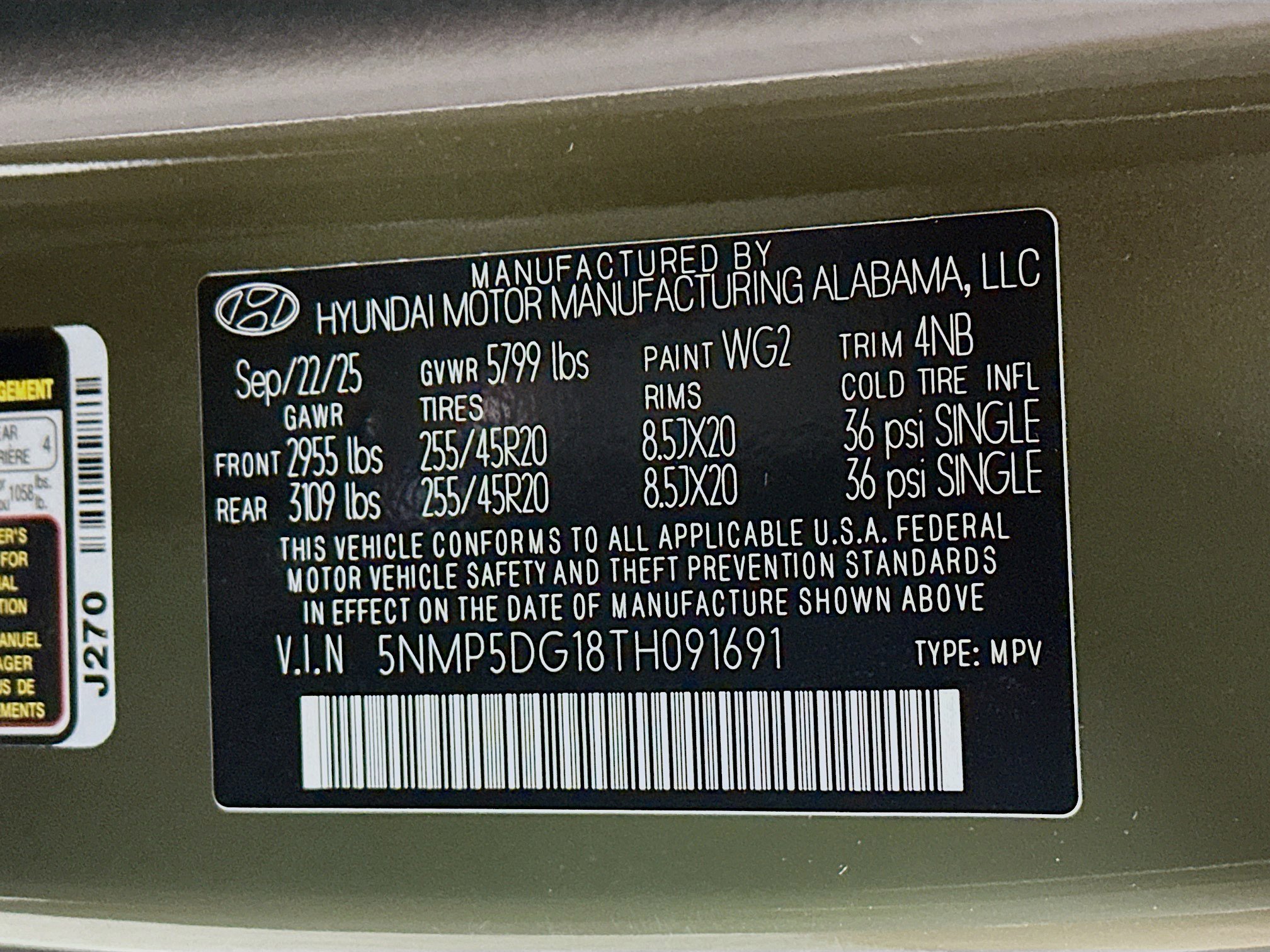 New 2026 Hyundai Santa Fe Calligraphy image 33