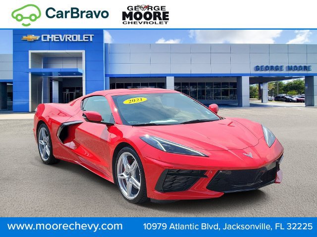 Certified 2021 Chevrolet Corvette Stingray Coupe w/ Chrome Exterior Badge Package