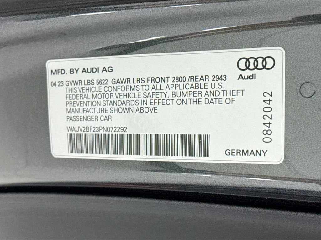 Certified 2023 Audi A7 3.0T Prestige w/ S Line Black Optic Package AWD/4WD image 34