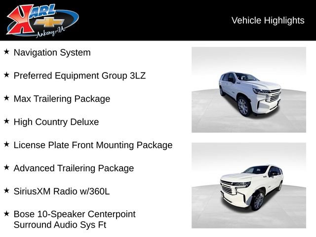 Certified 2023 Chevrolet Tahoe High Country image 2