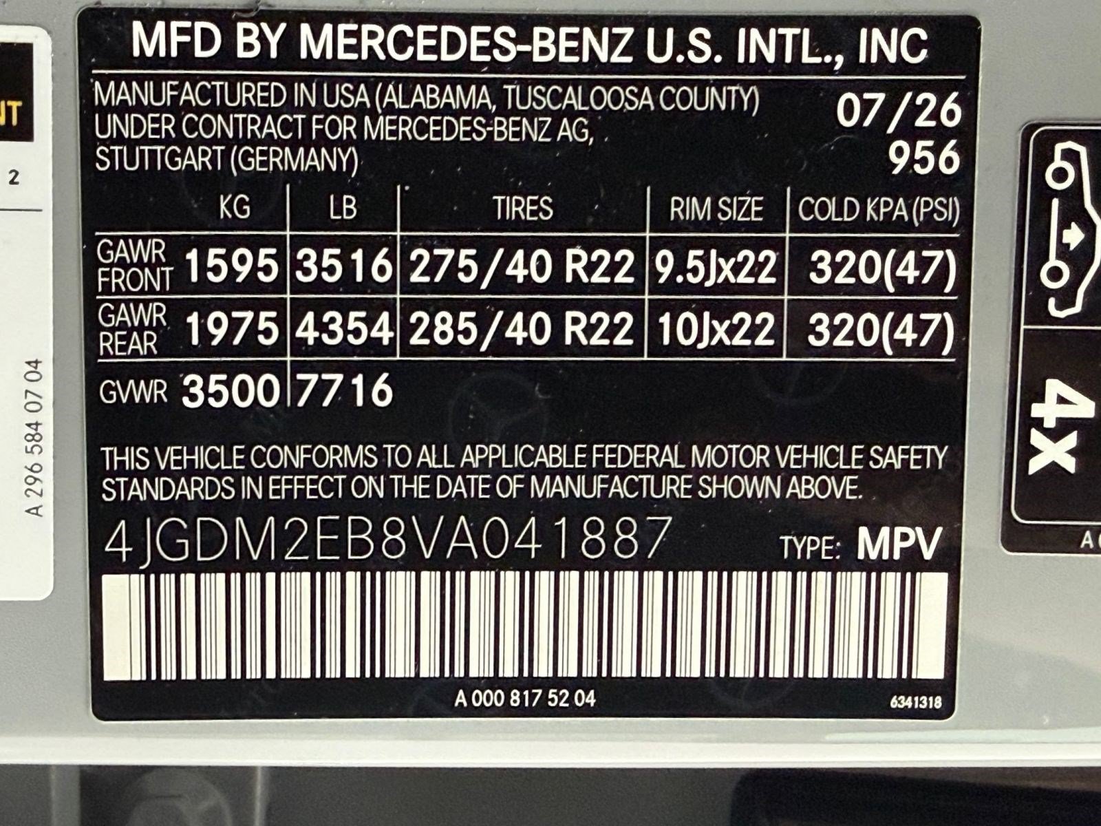 New 2027 Mercedes-Benz EQS 400 4MATIC SUV image 24