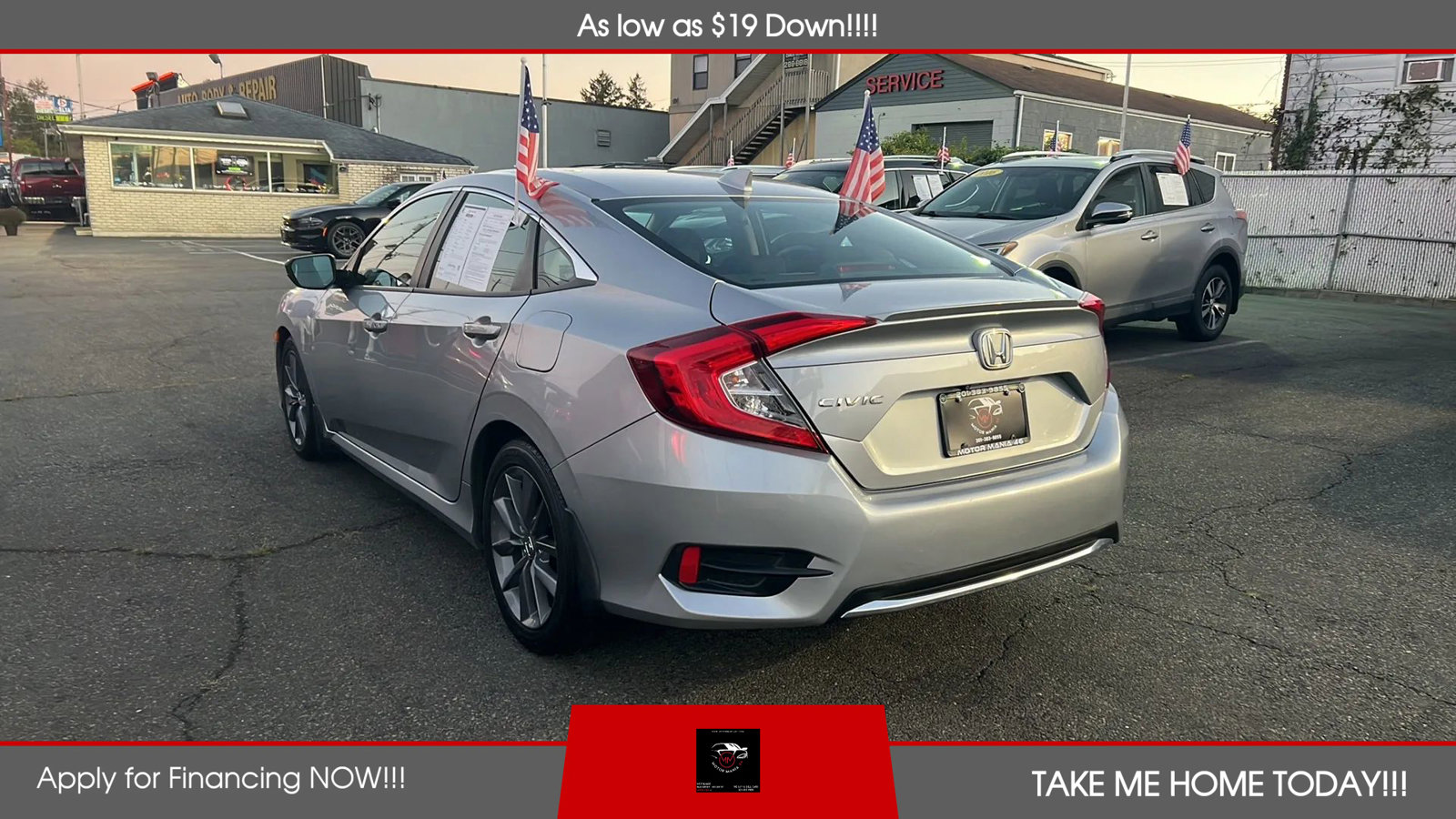 Used 2019 Honda Civic EX image 3