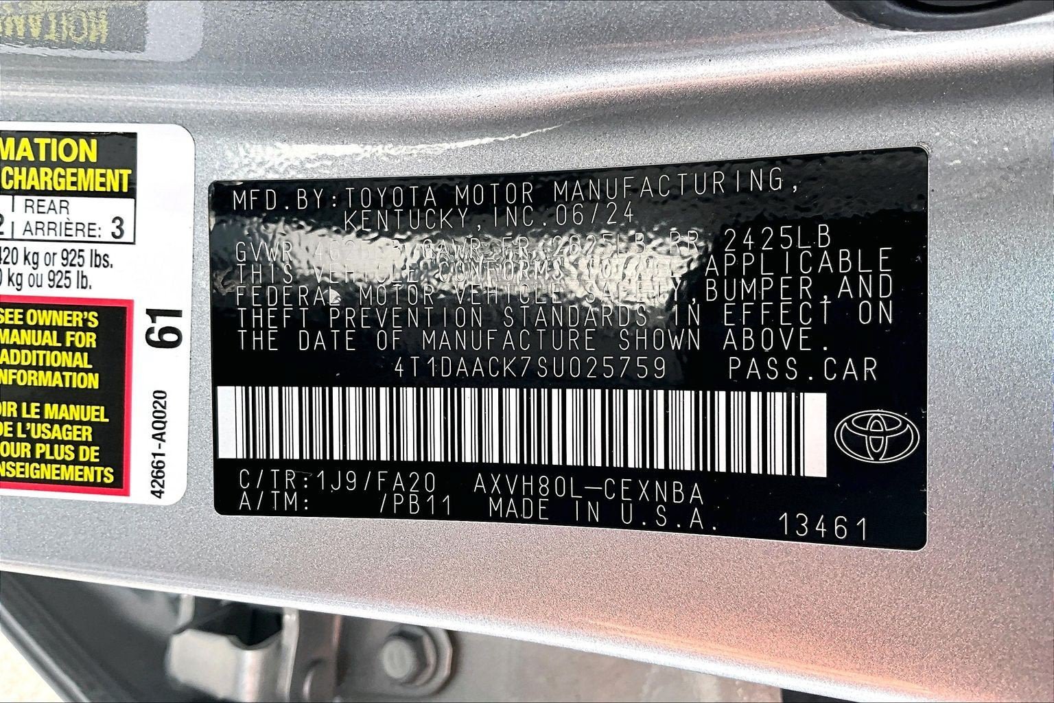 Used 2025 Toyota Camry LE FWD image 29