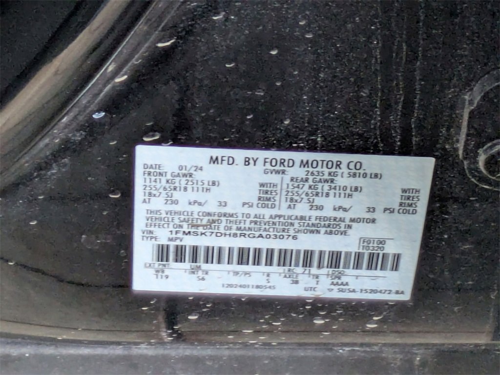 Used 2024 Ford Explorer XLT w/ Equipment Group 202A image 36