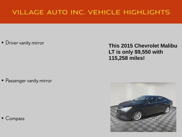 Used 2015 Chevrolet Malibu LT w/ Power Convenience Package FWD image 21