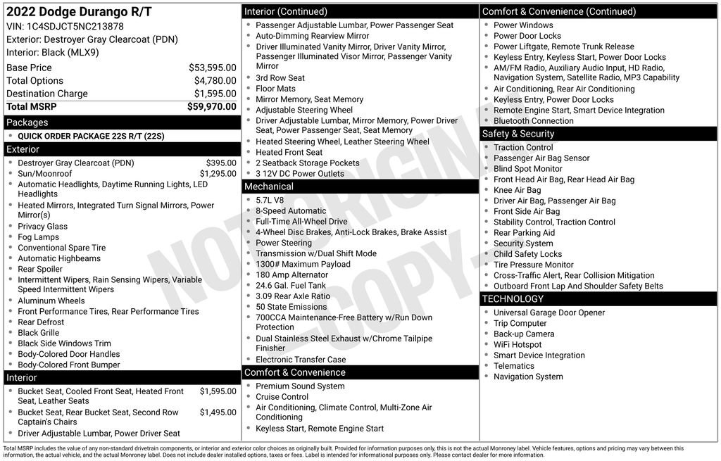 Used 2022 Dodge Durango R/T image 36