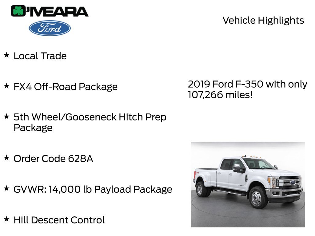 Used 2019 Ford F350 Lariat w/ Lariat Ultimate Package AWD/4WD image 8