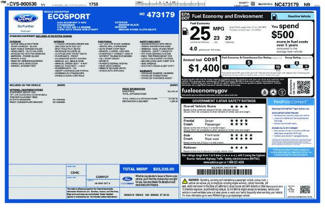 Used 2022 Ford EcoSport S AWD/4WD image 20