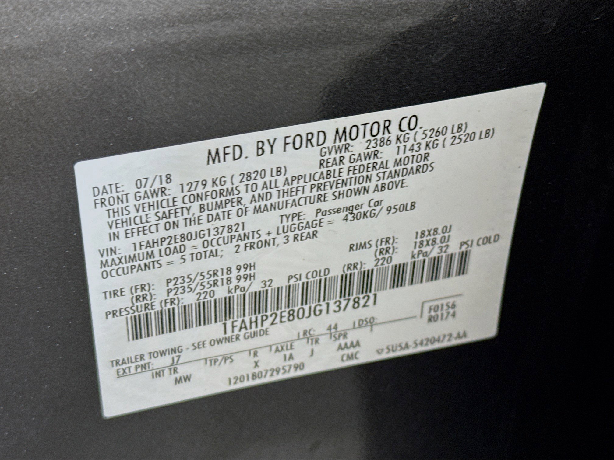 Used 2018 Ford Taurus SEL image 60