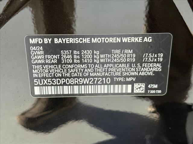 Used 2024 BMW X3 xDrive30i w/ Convenience Package image 24