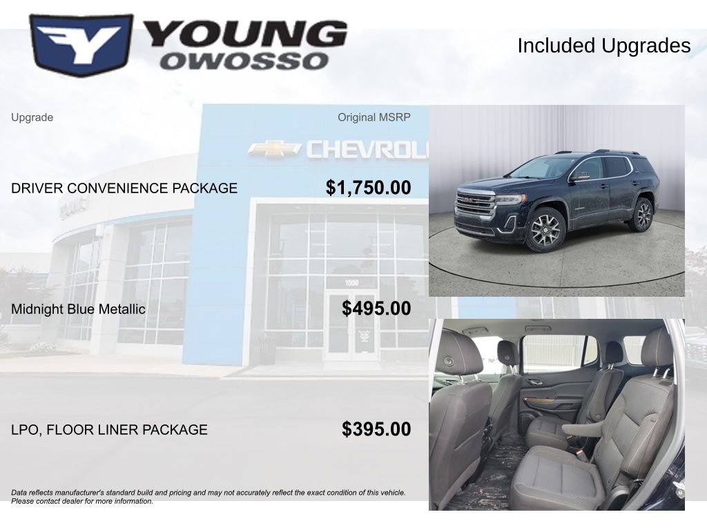 Used 2021 GMC Acadia SLE w/ Driver Convenience Package image 4