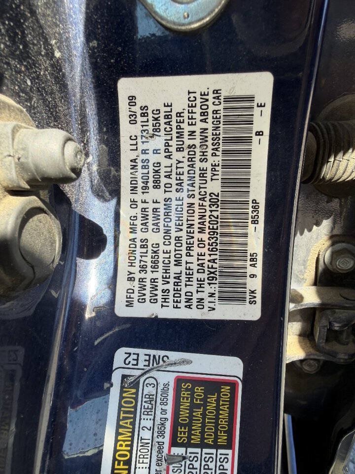 Used 2009 Honda Civic LX image 13