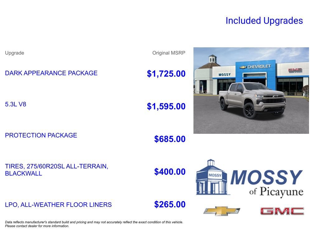 New 2026 Chevrolet Silverado 1500 RST w/ Dark Appearance Package RWD image 9