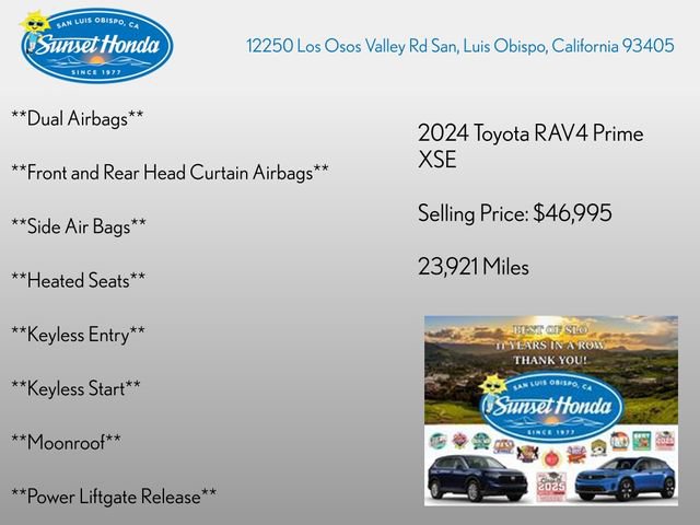 Used 2024 Toyota RAV4 XSE w/ Premium Package AWD/4WD image 4
