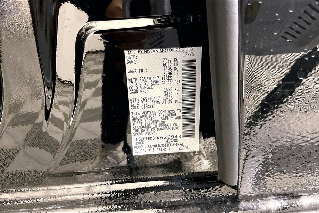 New 2026 Nissan Frontier PRO-4X w/ Pro Premium Package image 27